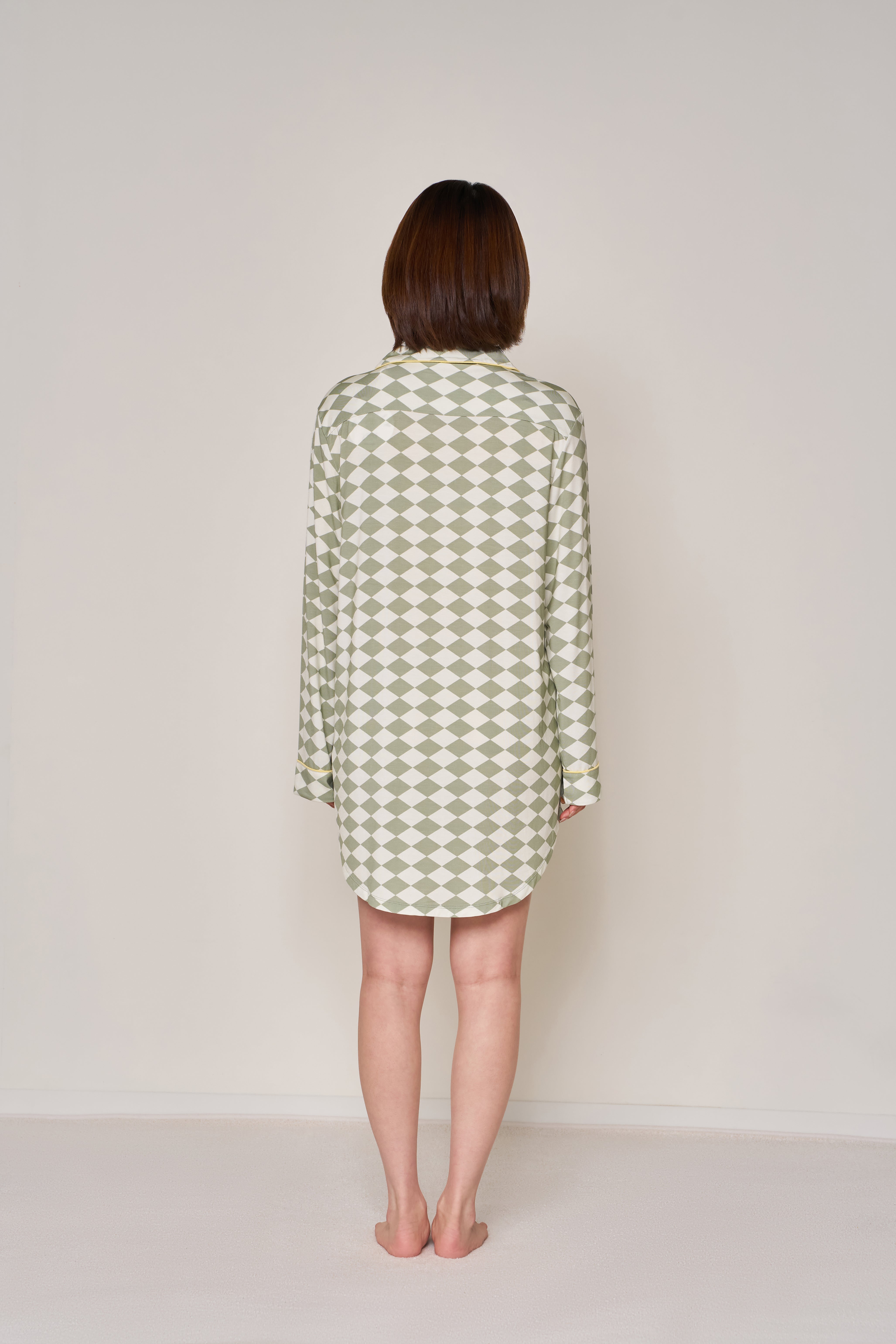 Long Button-Up Sleep Shirt