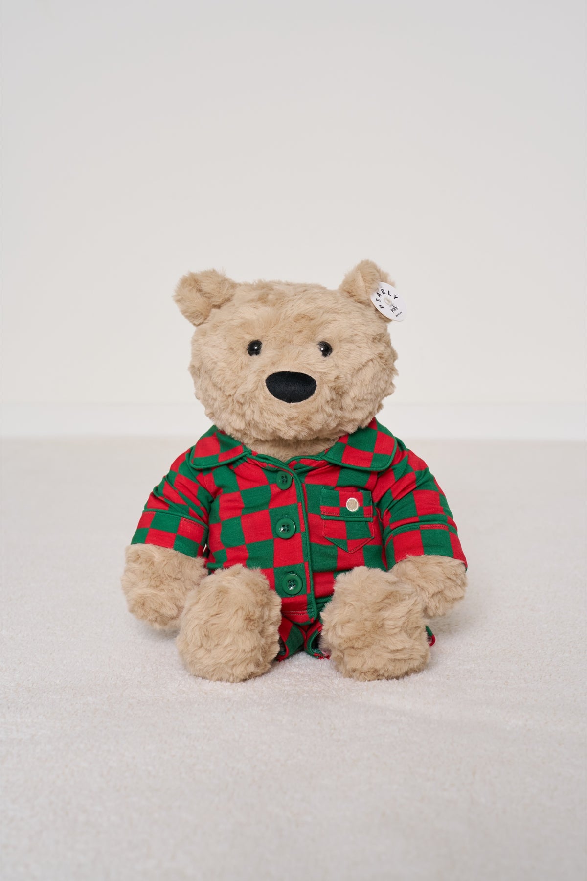 PEARLYpals Button-Up Set Christmas - Merry Checkmate TENCEL™ Modal