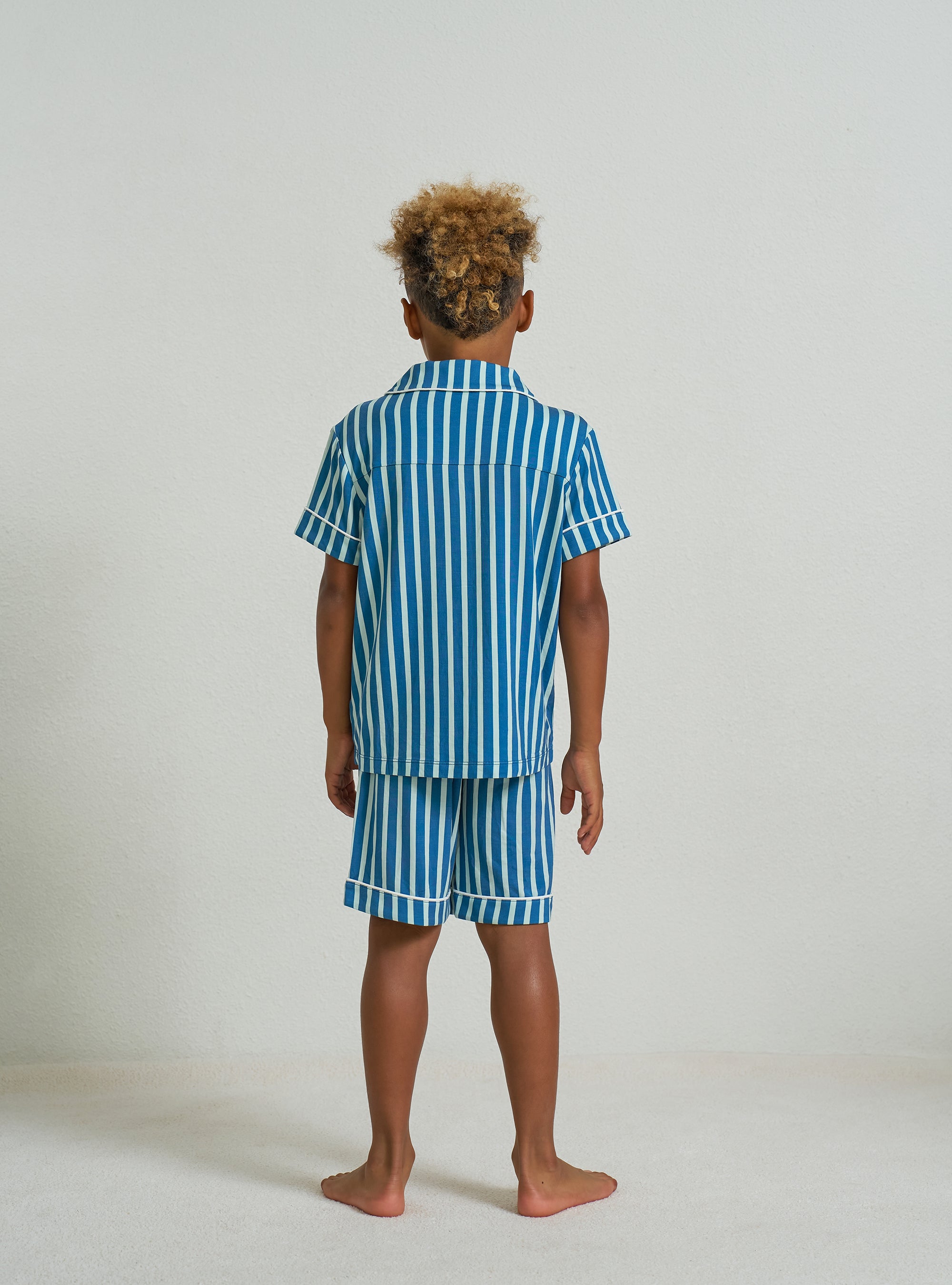 Kids' Shorts Button-Up Set