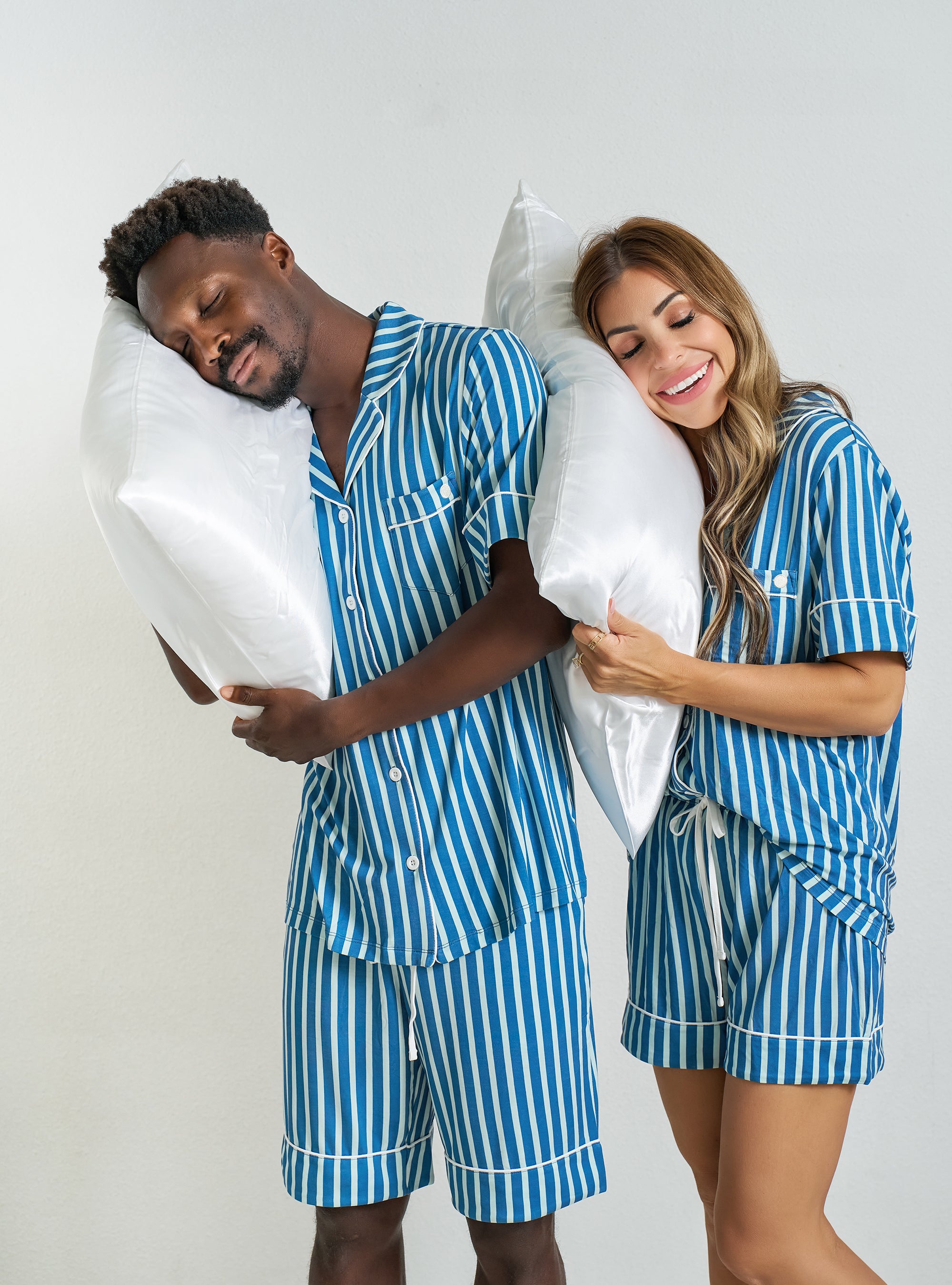 Men's Shorts Button- Up Set