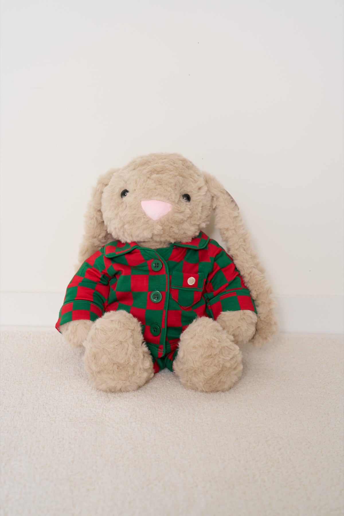PEARLYpals Button-Up Set Christmas - Merry Checkmate TENCEL™ Modal